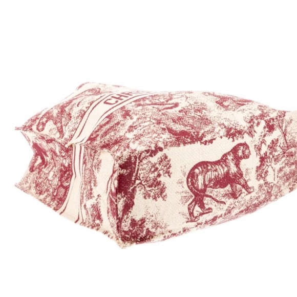 Dior Raffia Shopping Tote - Picture 3 of 5